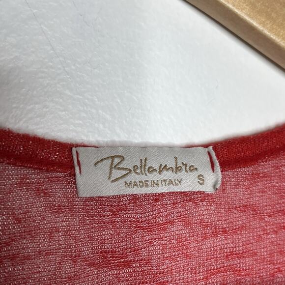 Sequin Embroidered Sleeveless Top Red Womens Size Small Bellambra Boho Festival - Picture 5 of 7